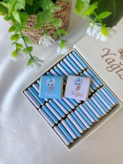 Erkek Bebek Mıknatıslı Kare Kutu