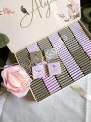 Mukavva Kurdeleli Dekoratif Çikolata Kutusu