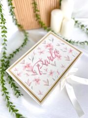 Mukavva Kurdeleli Dekoratif Çikolata Kutusu