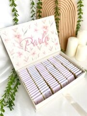 Mukavva Kurdeleli Dekoratif Çikolata Kutusu