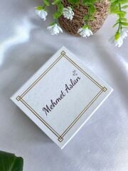 Erkek Bebek Mıknatıslı Kare Kutu