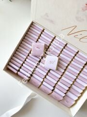 Mukavva Kurdeleli Dekoratif Çikolata Kutusu