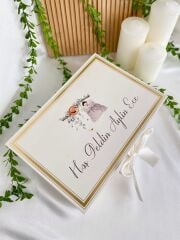 Mukavva Kurdeleli Dekoratif Çikolata Kutusu