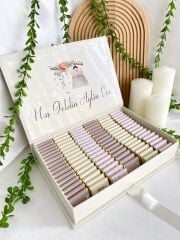 Mukavva Kurdeleli Dekoratif Çikolata Kutusu