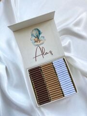 Erkek Bebek Mıknatıslı Kare Kutu