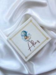 Erkek Bebek Mıknatıslı Kare Kutu