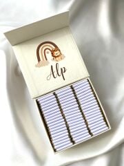 Erkek Bebek Mıknatıslı Kare Kutu