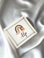 Erkek Bebek Mıknatıslı Kare Kutu