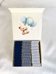 Erkek Bebek Mıknatıslı Kare Kutu