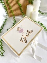 Mukavva Kurdeleli Dekoratif Çikolata Kutusu