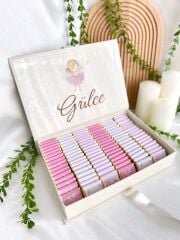 Mukavva Kurdeleli Dekoratif Çikolata Kutusu