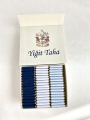 Erkek Bebek Mıknatıslı Kare Kutu