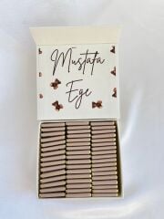 Erkek Bebek Mıknatıslı Kare Kutu