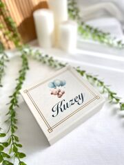 Erkek Bebek Mıknatıslı Kare Kutu