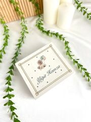 Erkek Bebek Mıknatıslı Kare Kutu