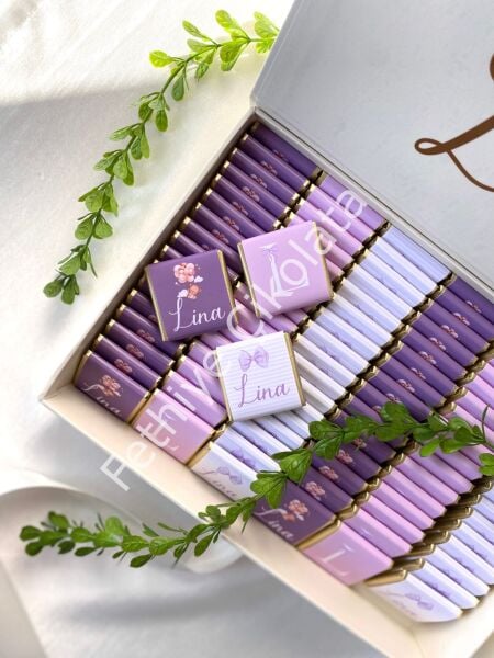 Mukavva Kurdeleli Dekoratif Çikolata Kutusu