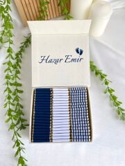 Erkek Bebek Mıknatıslı Kare Kutu