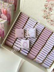 Mukavva Kurdeleli Dekoratif Çikolata Kutusu