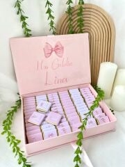 Mukavva Kurdeleli Dekoratif Çikolata Kutusu