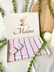 Mukavva Kurdeleli Dekoratif Çikolata Kutusu