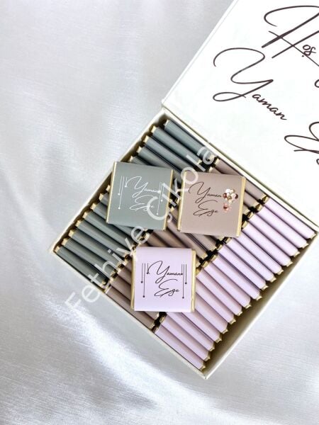 Erkek Bebek Mıknatıslı Kare Kutu