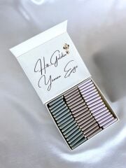 Erkek Bebek Mıknatıslı Kare Kutu