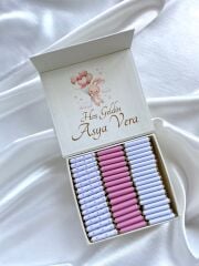 Kız Bebek Mıknatıslı Kare Kutu