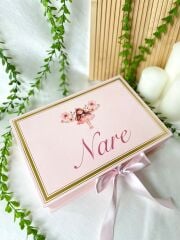 Mukavva Kurdeleli Dekoratif Çikolata Kutusu