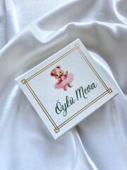 Kız Bebek Mıknatıslı Kare Kutu