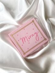 Kız Bebek Mıknatıslı Kare Kutu