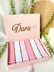 Mukavva Kurdeleli Dekoratif Çikolata Kutusu