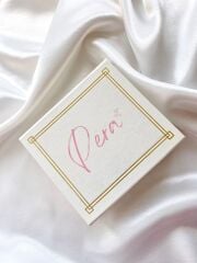 Kız Bebek Mıknatıslı Kare Kutu