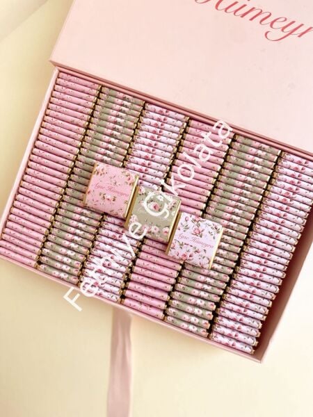 Mukavva Kurdeleli Dekoratif Çikolata Kutusu