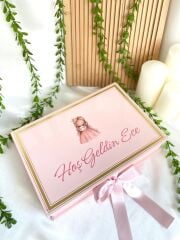 Mukavva Kurdeleli Dekoratif Çikolata Kutusu