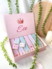 Mukavva Kurdeleli Dekoratif Çikolata Kutusu