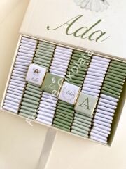 Mukavva Kurdeleli Dekoratif Çikolata Kutusu