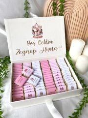 Mukavva Kurdeleli Dekoratif Çikolata Kutusu