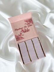 Kız Bebek Mıknatıslı Kare Kutu