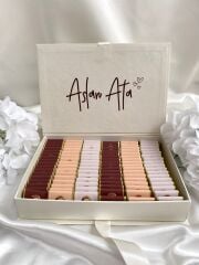 Mukavva Kurdeleli Dekoratif Çikolata Kutusu