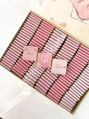 Mukavva Kurdeleli Dekoratif Çikolata Kutusu