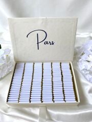 Mukavva Kurdeleli Dekoratif Çikolata Kutusu