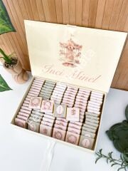 Mukavva Kurdeleli Dekoratif Çikolata Kutusu