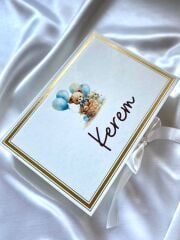 Mukavva Kurdeleli Dekoratif Çikolata Kutusu