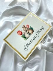 Mukavva Kurdeleli Dekoratif Çikolata Kutusu