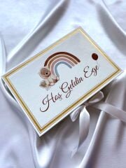 Mukavva Kurdeleli Dekoratif Çikolata Kutusu