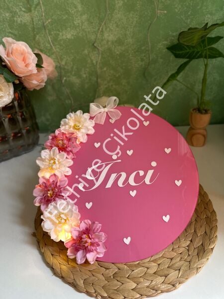 Çiçekli Kapı Süsü