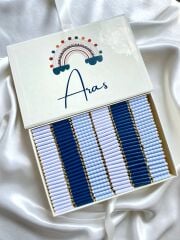 Mukavva Kurdeleli Dekoratif Çikolata Kutusu