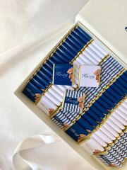 Mukavva Kurdeleli Dekoratif Çikolata Kutusu