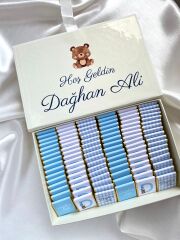 Mukavva Kurdeleli Dekoratif Çikolata Kutusu