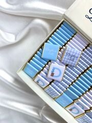 Mukavva Kurdeleli Dekoratif Çikolata Kutusu